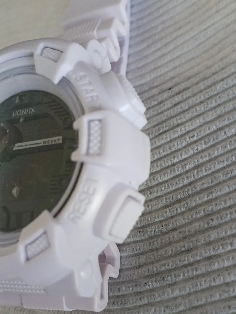 White Digital Sports Watch